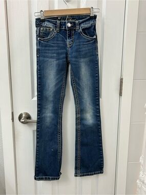Cedar Rose Girls Dark Blue Bootcut Jeans